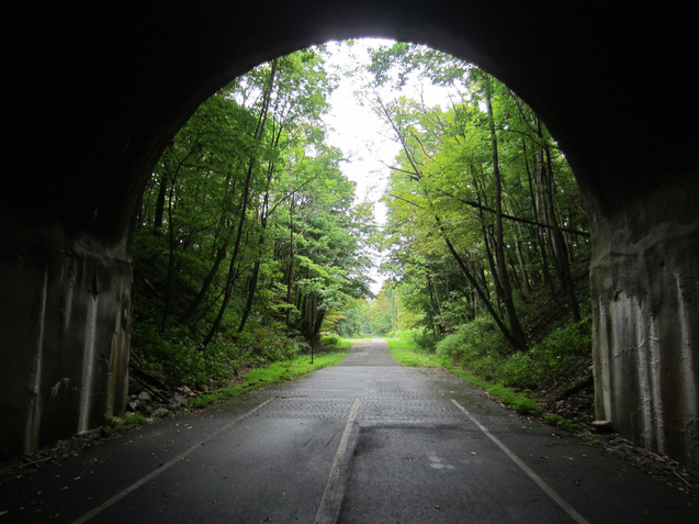 GAP borden tunnel bike trail