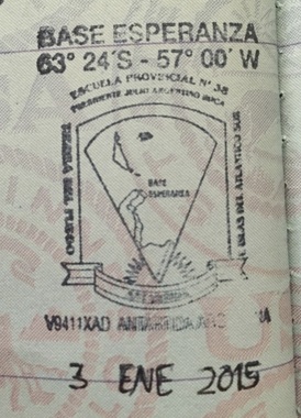 Antarctica Base Esperanza passport stamp