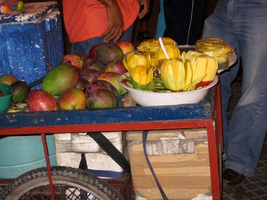 Cartagena mango fruit stand